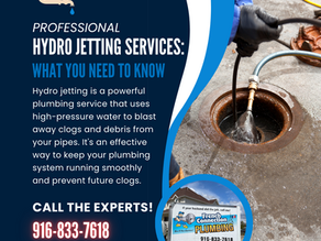 Should I hydro jet my sewer line?
