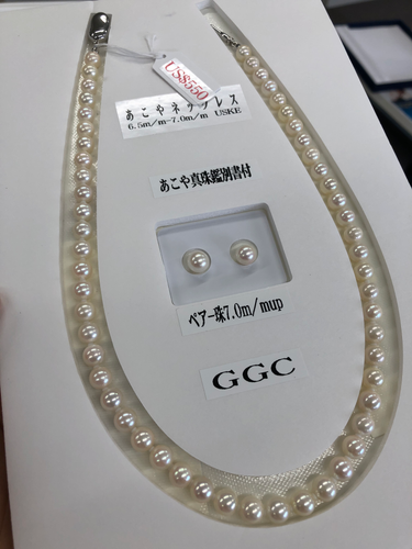 あこや真珠 パールネックレス ホワイト系 6.5-7mm | 伊勢志摩の