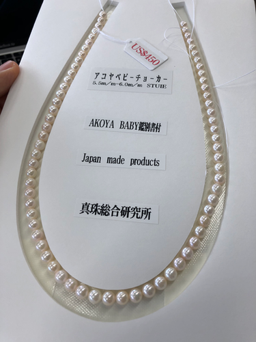 アコヤ本真珠 ネックレス ホワイト系 5.5-6.0mm | 伊勢志摩の