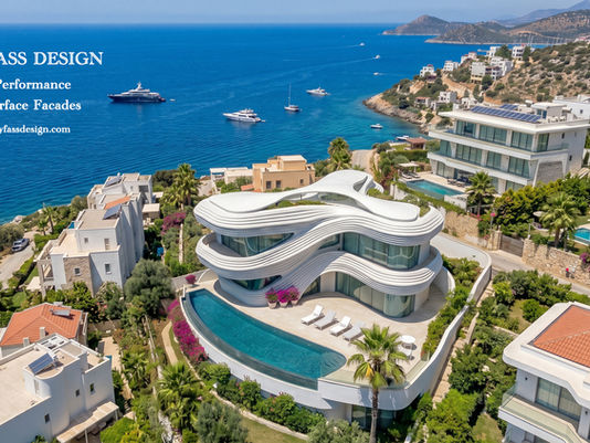 MaryFass tarafından geliştirilen %100 akrilik solid yüzey dış cephe kaplamaları
