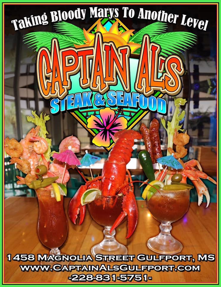 The 3 Best Bloody Mary's on the Mississippi Gulf Coast.