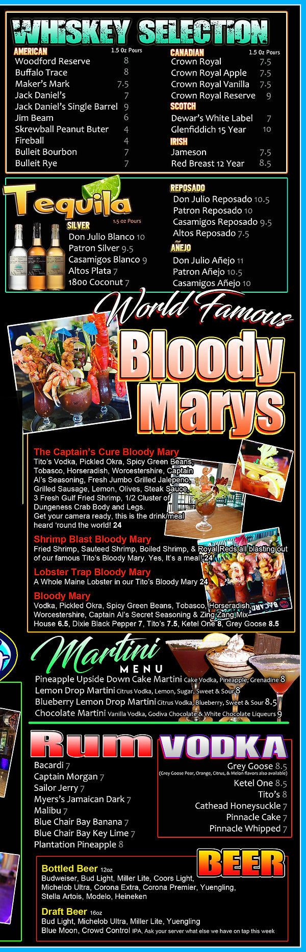 Captain Al's Steak & Seafood Restaurant Gulfport, MS Drinks