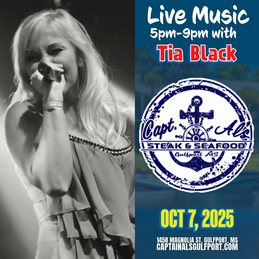 Live Music on the Sea Deck w/ Tia Black 