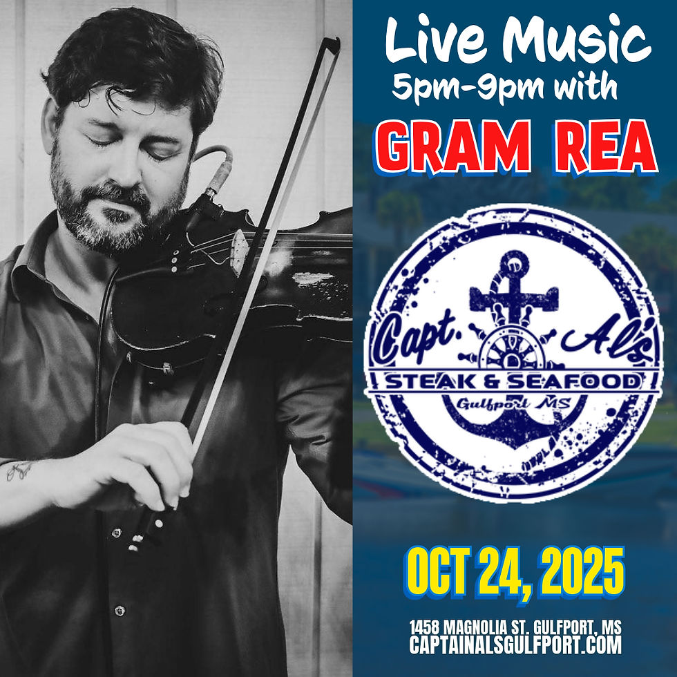 Gram Rae, Live Music 5pm-9pm
