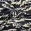 Thumbnail: 3m for £9 Black/White Tie Dye Spun Polyester Elastane  (WH204)