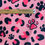 Thumbnail: 3m for £9 Pink Pawprint Leopard Print Scuba Twill (WH74)