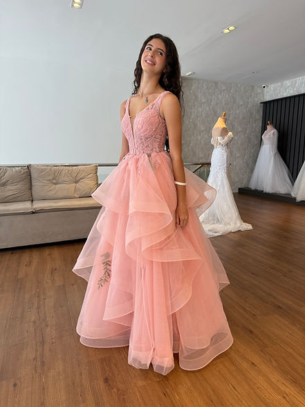 Vestido de 15 anos rosa