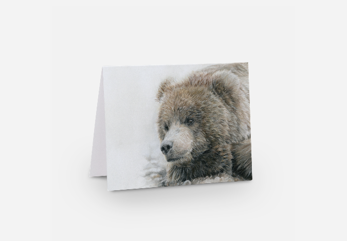 Greeting Card "Poppa Bear" Grizzly