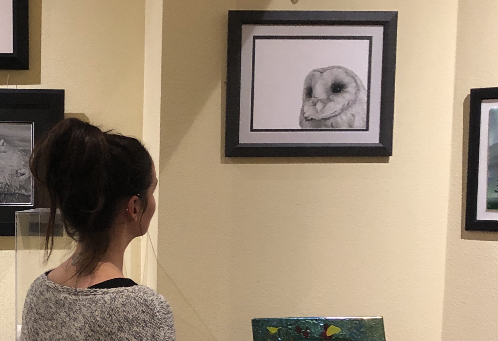 'Snow' Original pastel art piece