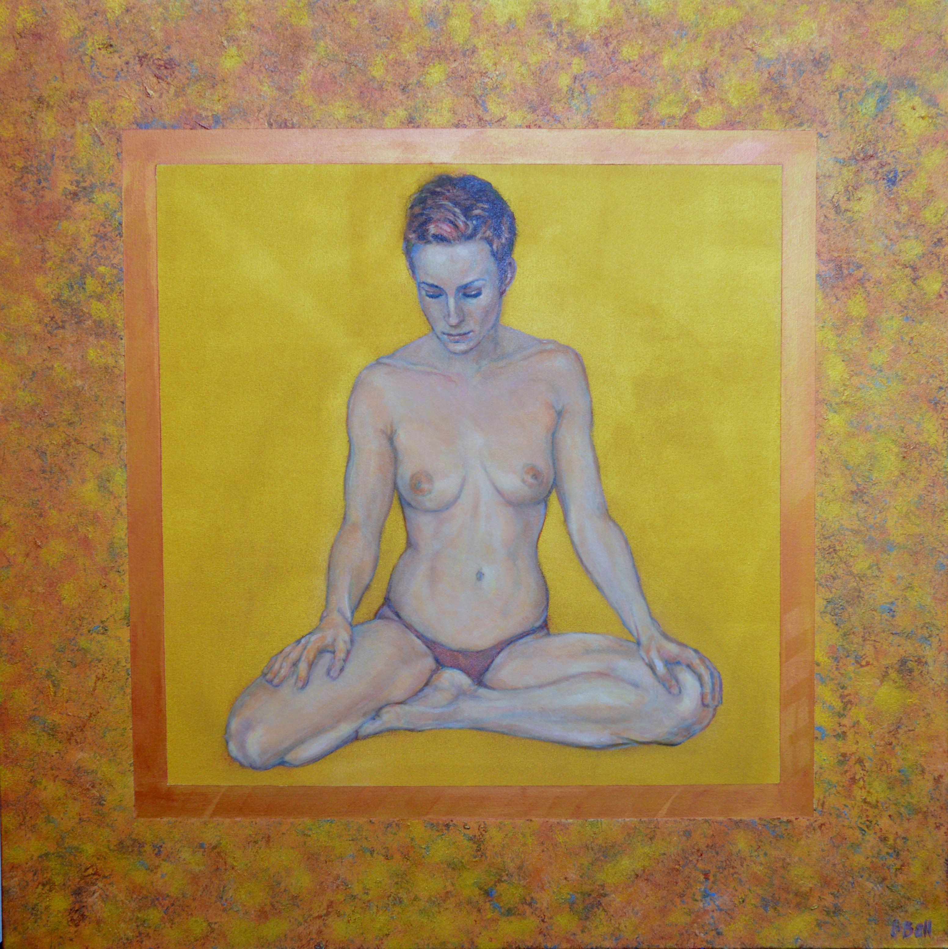 Seated nude