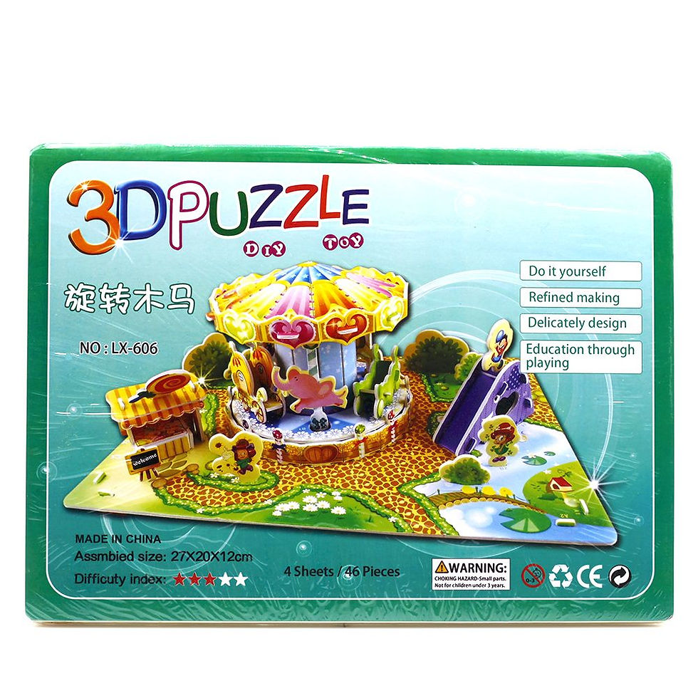 Miniatura: Puzzles 3D de espuma