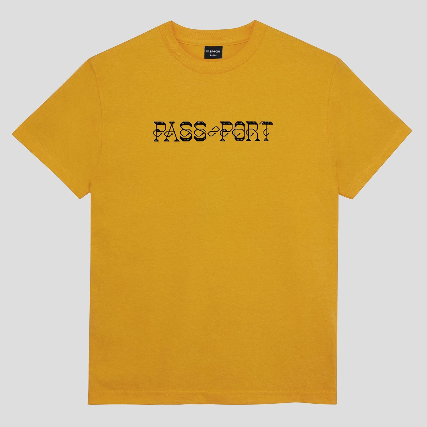 PASSPORT Needlework Tee GOLD