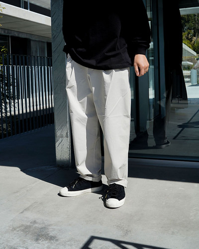FAKIE STANCE D-50 NYLON STRETCH PANTS WHITE | GRAVITY FUKUOKA