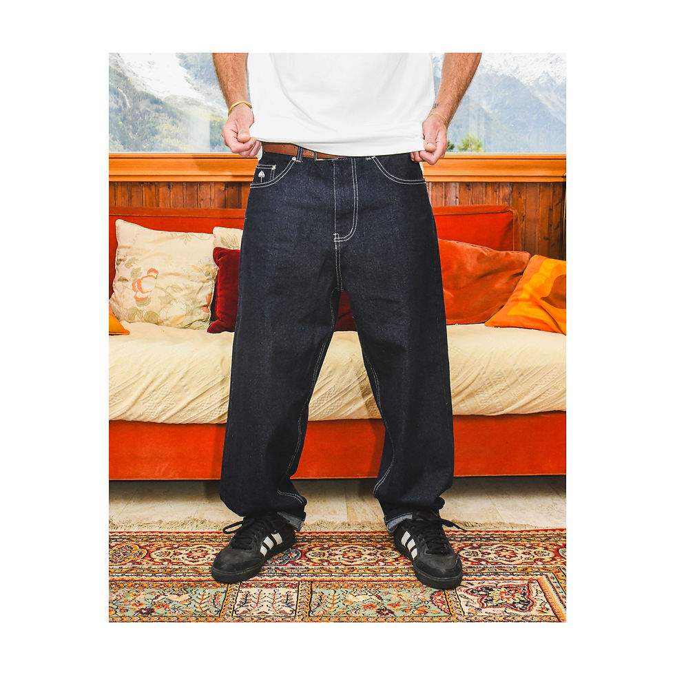 サムネイル： HELAS EQUIPE DENIM PANT DARK NAVY