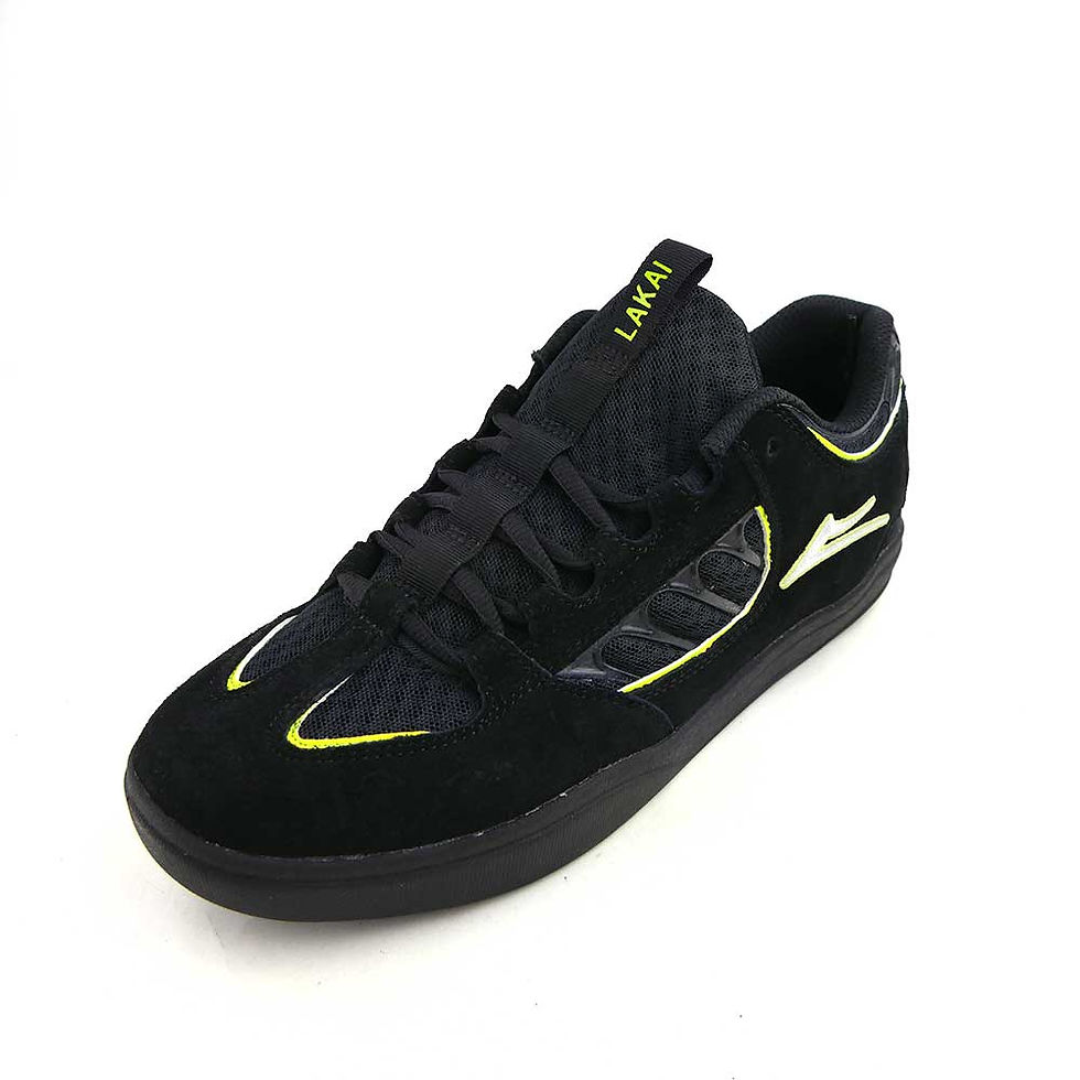 サムネイル： LAKAI CARROL BLACK NEON GREEN