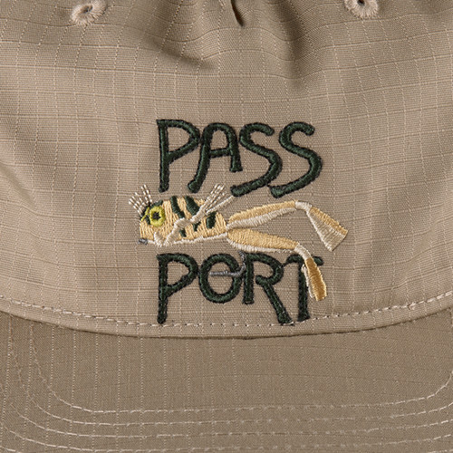 PASSPORT Frog Lure Ripstop Workers Cap Khaki | GRAVITY FUKUOKA
