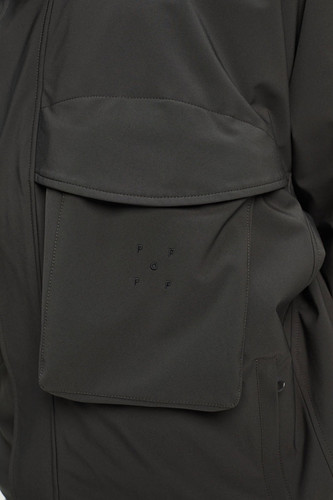 POP TRADING shell jacket charcoal | GRAVITY FUKUOKA