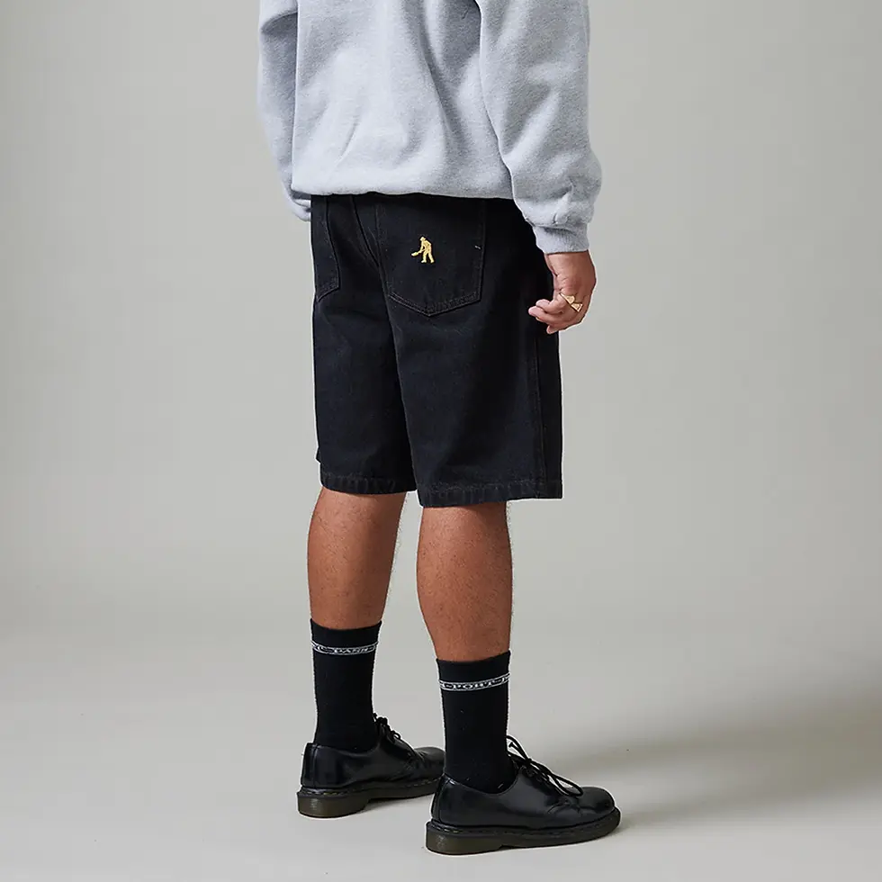 サムネイル： PASSPORT Workers Club Jean Short Washedblack