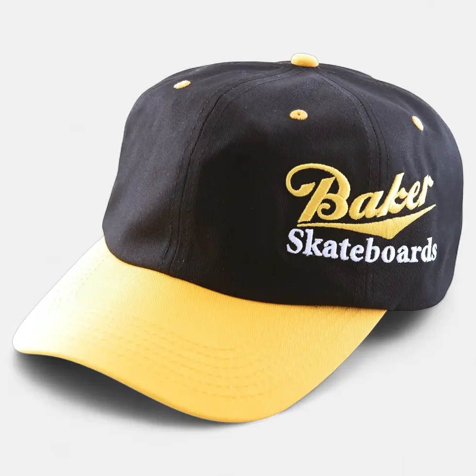 BAKER Cool Place Snapback Black/Yellow