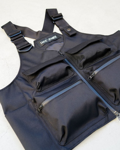 FAKIE STANCE FILMERS VEST BLACK | GRAVITY FUKUOKA