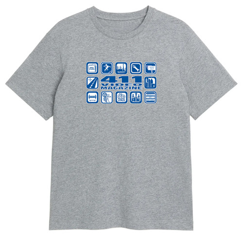 411VM Icons S/S Tee Heather Grey | GRAVITY FUKUOKA