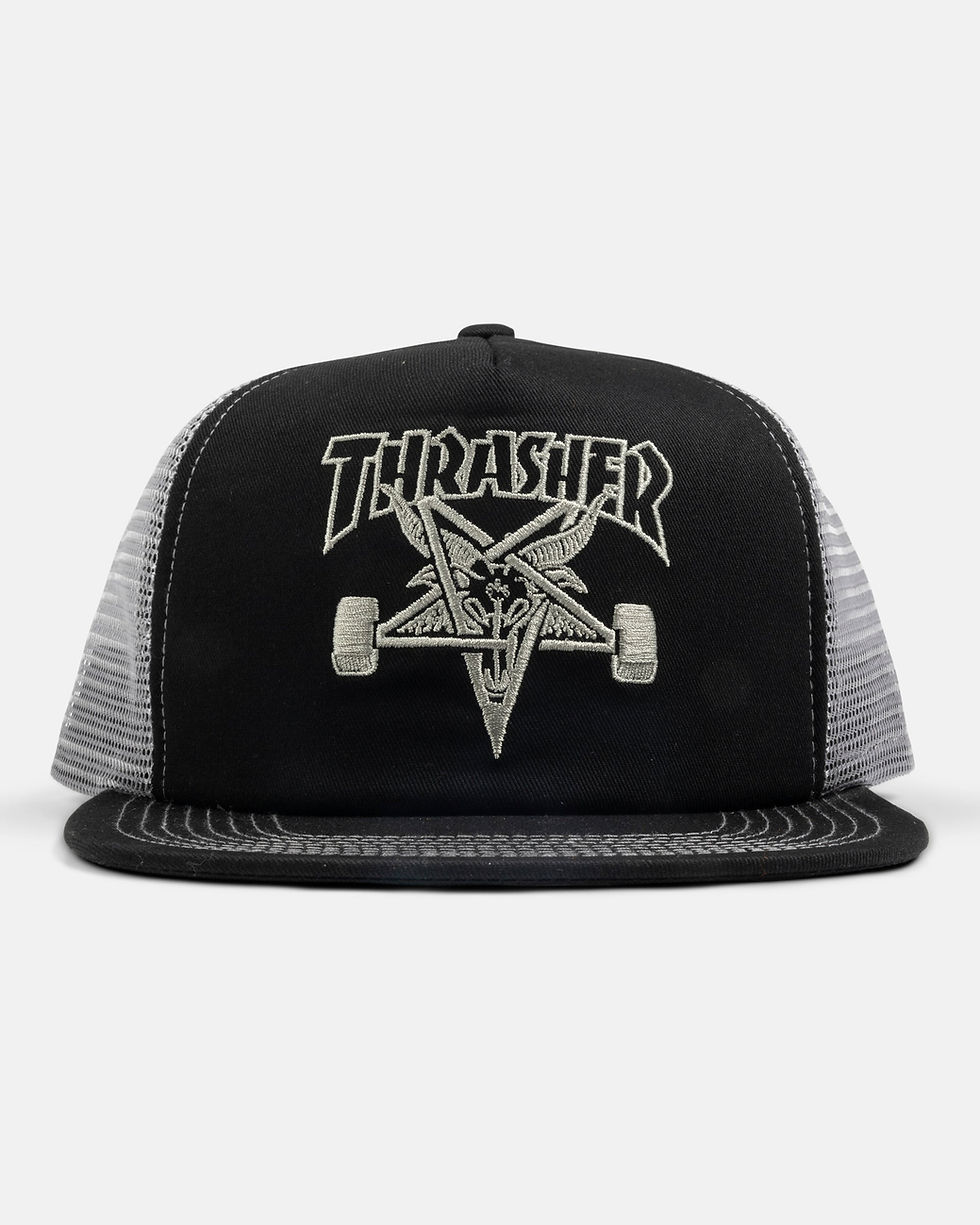 Thrasher Skategoat Mesh Cap BLACK/GREY