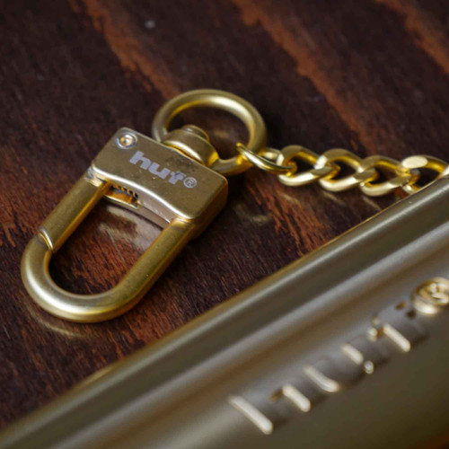 小物 HUF BURNER LIGHTER SLEEVE KEYCHAIN HUF Burner Gold Lighter Sleeve Keychain | Zumiez