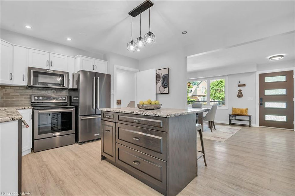 Kitchen renovation done with permits in Guelph