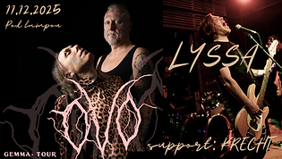 OvO (ita) & Lyssa & Krecht > 11.12. < Pod Lampou, Plzeň