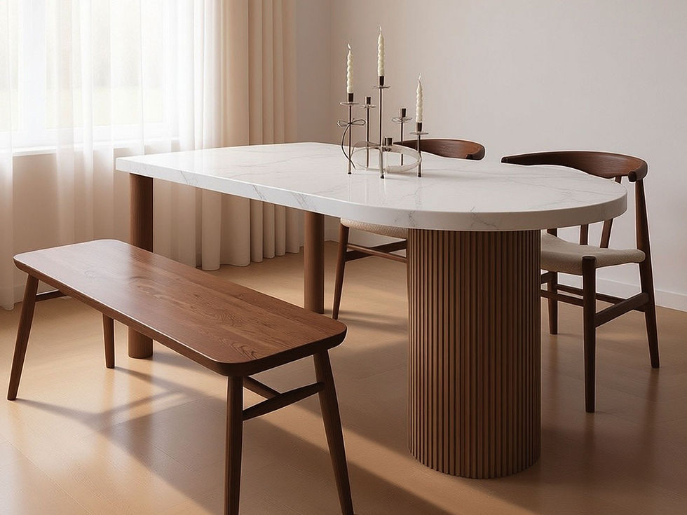 ÑuRun - arch モールテックスダイニングテーブル