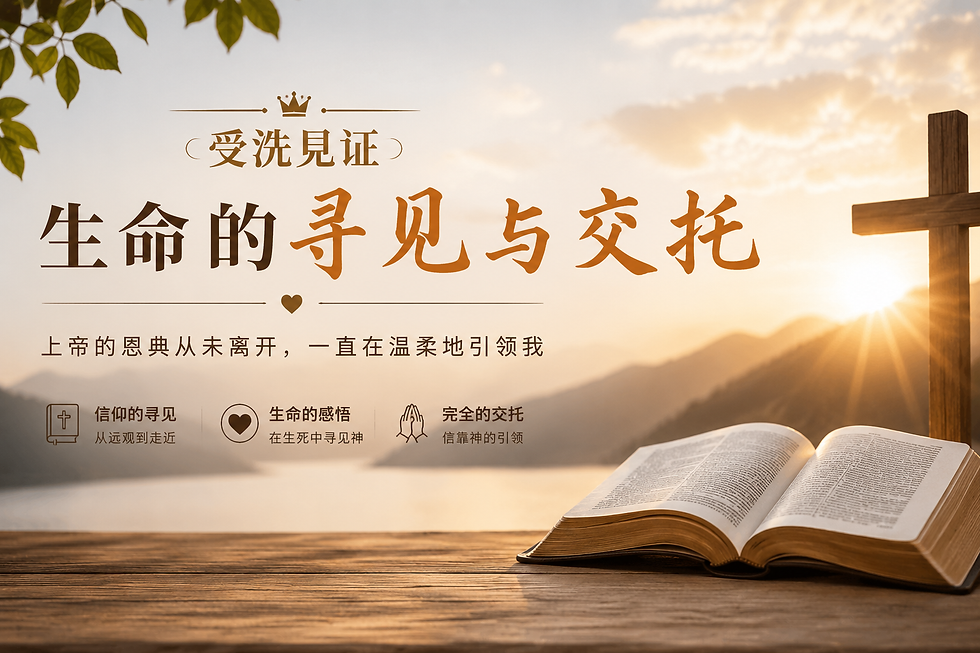 《受洗见证》生命的寻见与交托