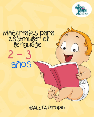Materiales para estimular el lenguaje 2-3 años | aletaterapia