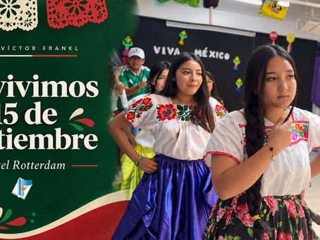 Celebración del 15 de Septiembre en el plantel Rotterdam