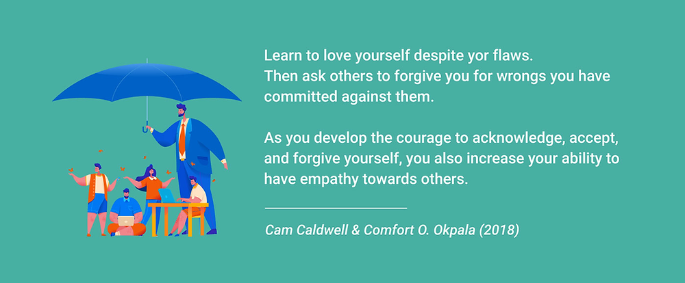 Learn to love yourself despite your flaws