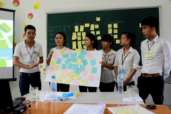 Students present their exercises