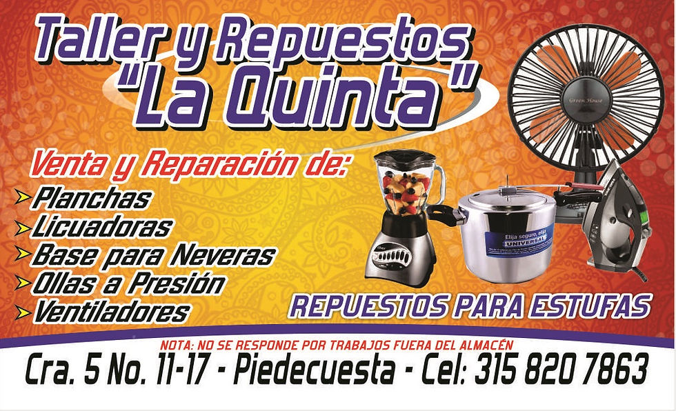 T DE P - repuestos la quinta 16