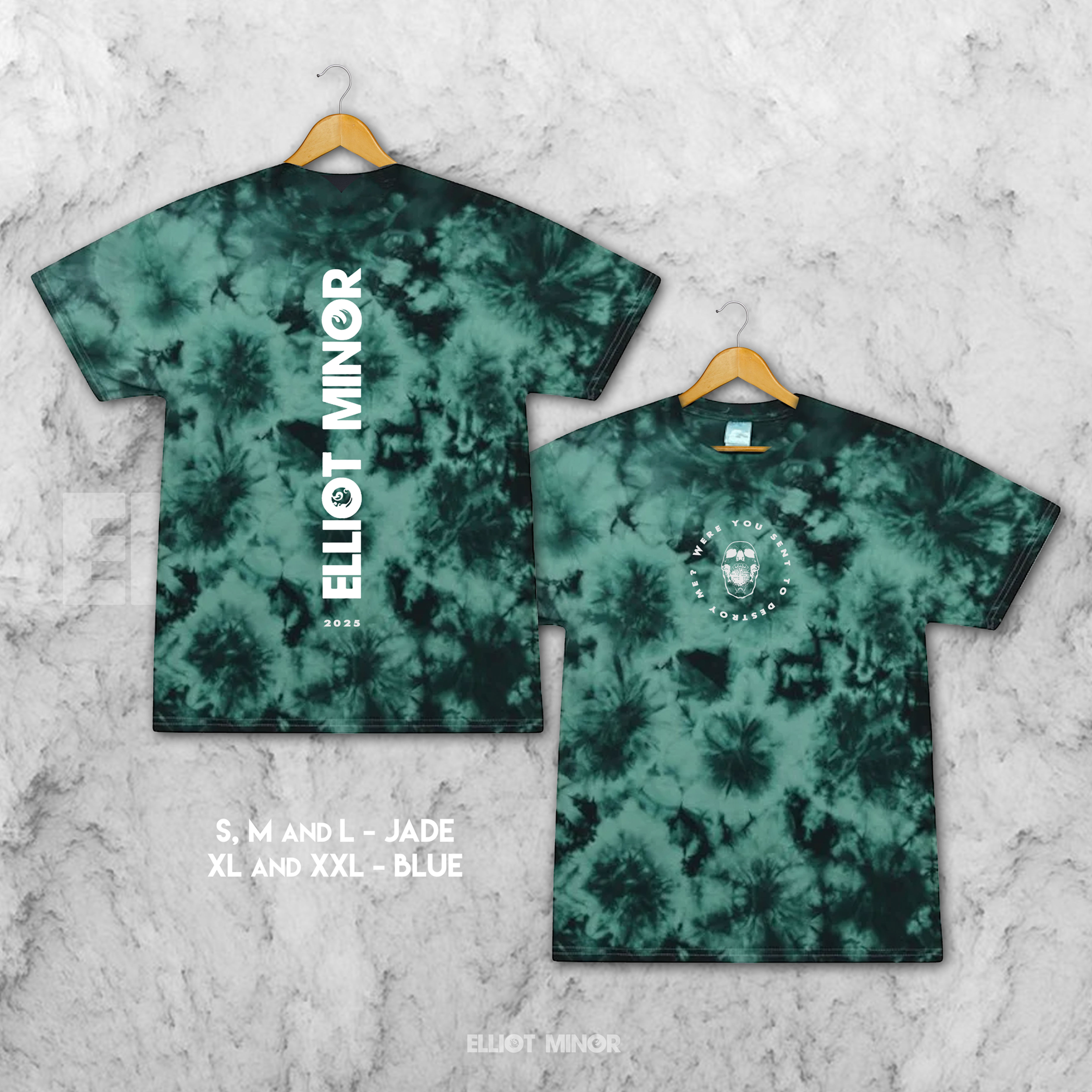 The White One Tie Die Jade