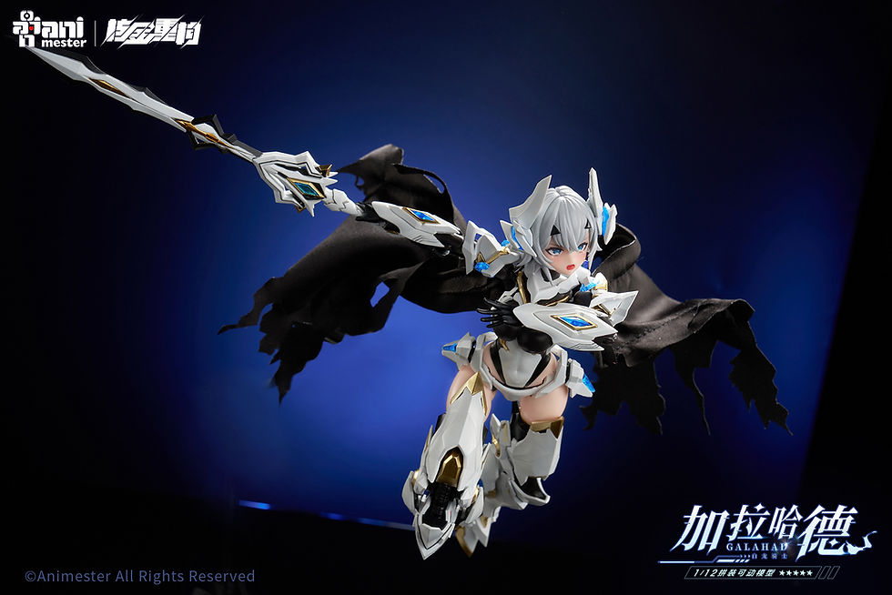 Thumbnail: 1/12 ANIMESTER x NUCLEAR GOLD RECONSTRUCTION White Dragon Knight Galahad Plastic
