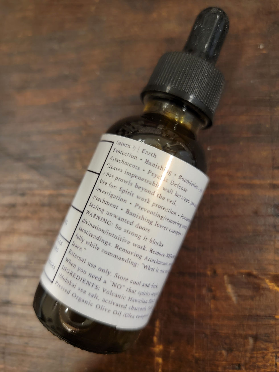 Thumbnail: Black Salt Anointing/Ritual/Dressing Oil for all Spiritual Uses