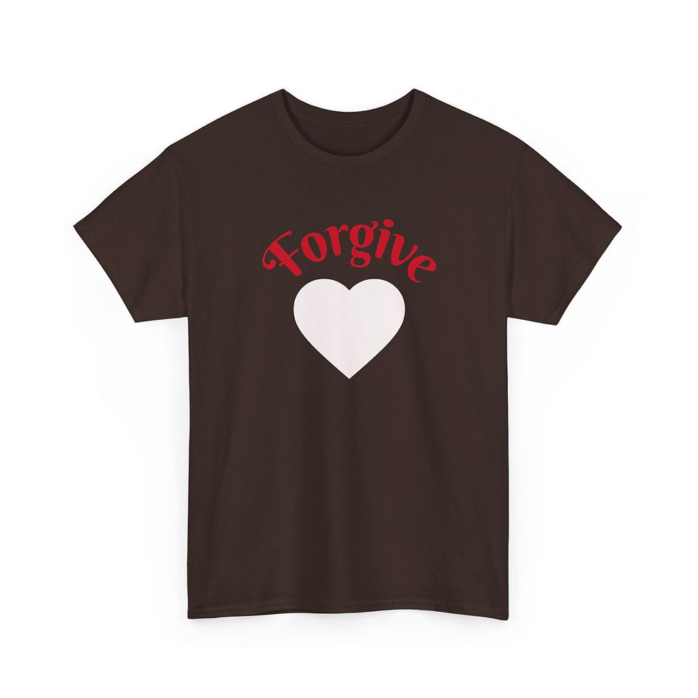 Miniatura: Forgive T-Shirt - Unisex Heavy Cotton Tee