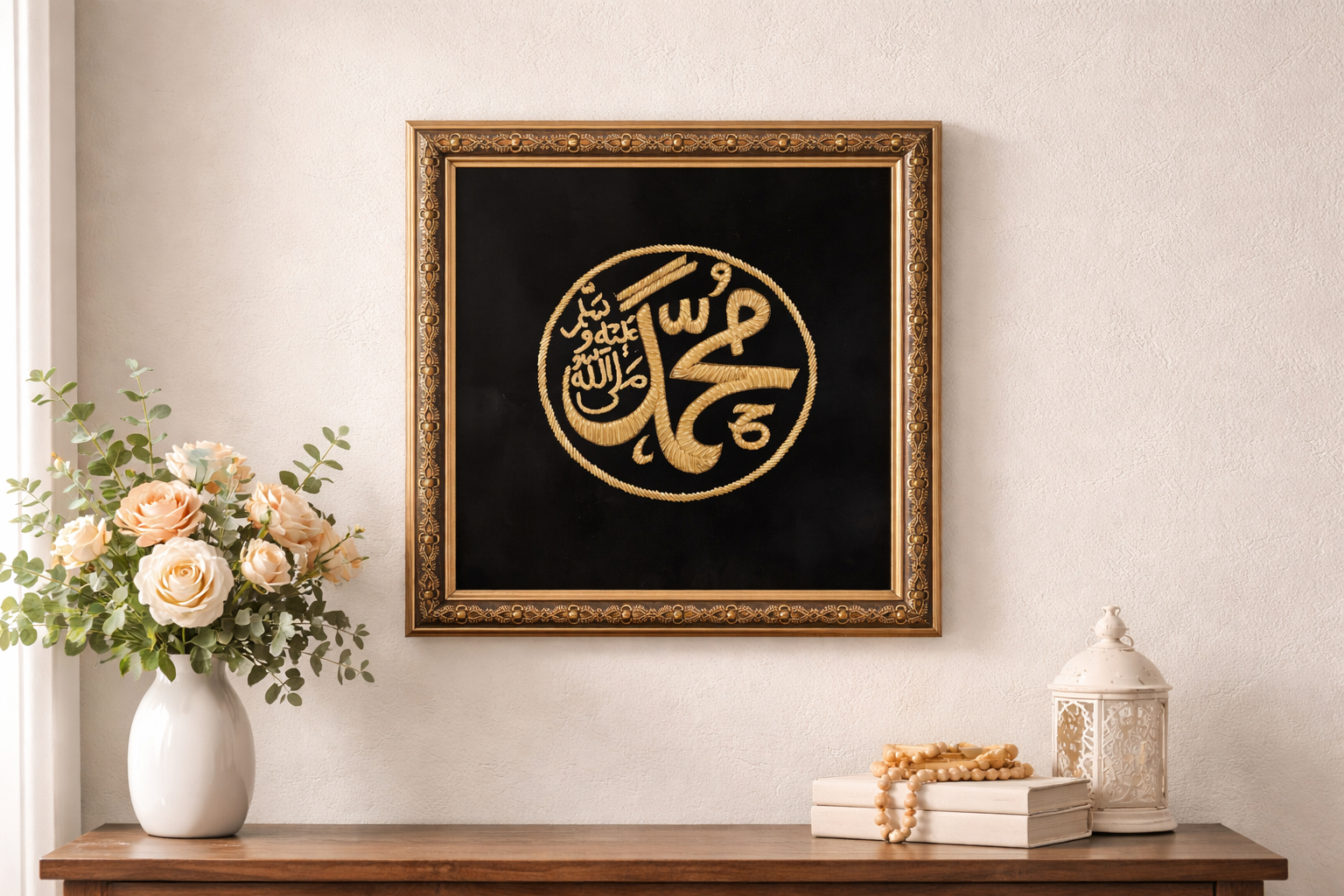 PREMIUM ISLAMIC ARABIC WALL ART AYATHUL QURSI