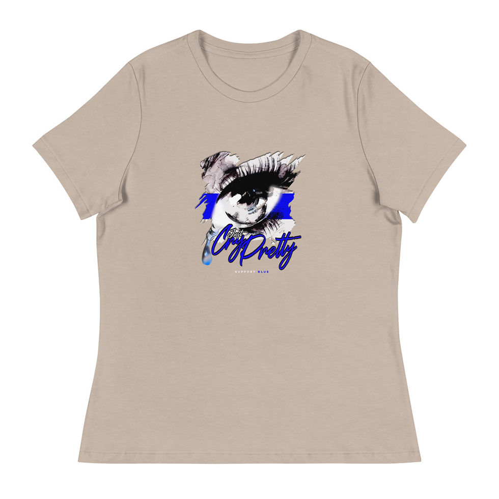 Thumbnail: Women's Relaxed T-Shirt-BLUE LINE