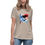 Thumbnail: Women's Relaxed T-Shirt-RED, WHITE, BLUE❤️