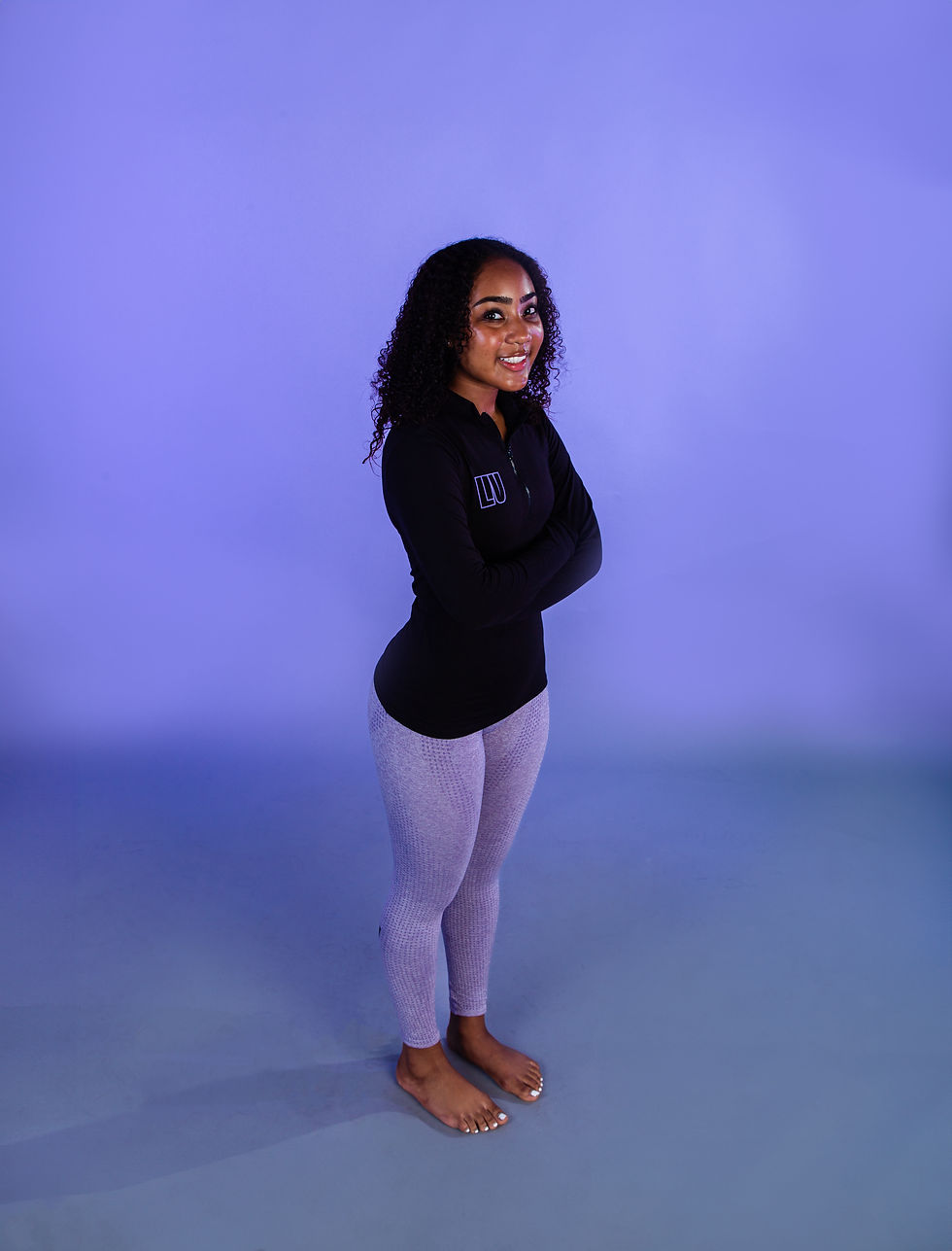 Thumbnail: LIV Fitted Long Sleeve Quarter Zip