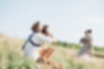 Photographer at outdoor wedding