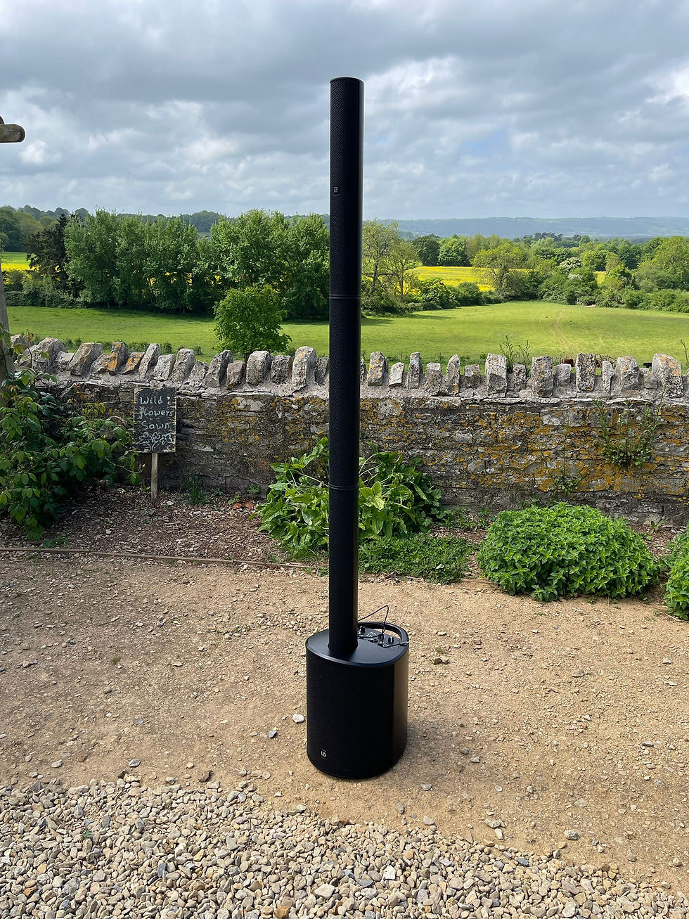 Portable Garden Speaker Hire