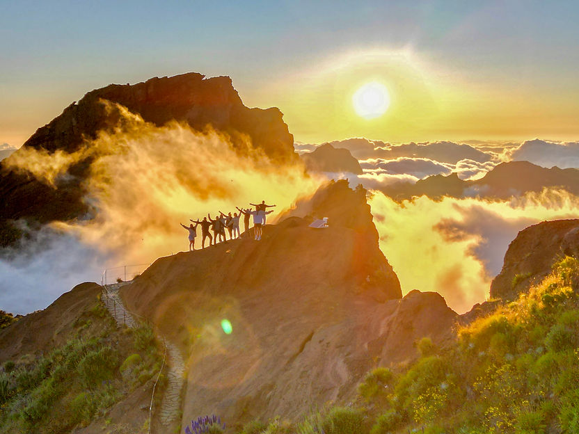 Madeira Hiking Sunset Pico do Arieiro