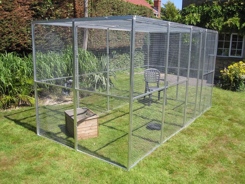 VERY VERY GOOD - 12ft x 6ft x 6ft dog pen, Catio or Aviary - May 2022 090_edited.jpg