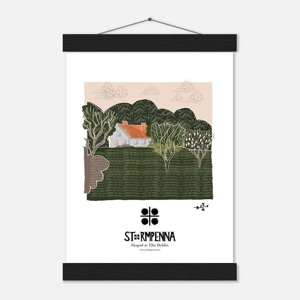Miniatyrbild: Poster med hängare - ÄPPELLUNDEN