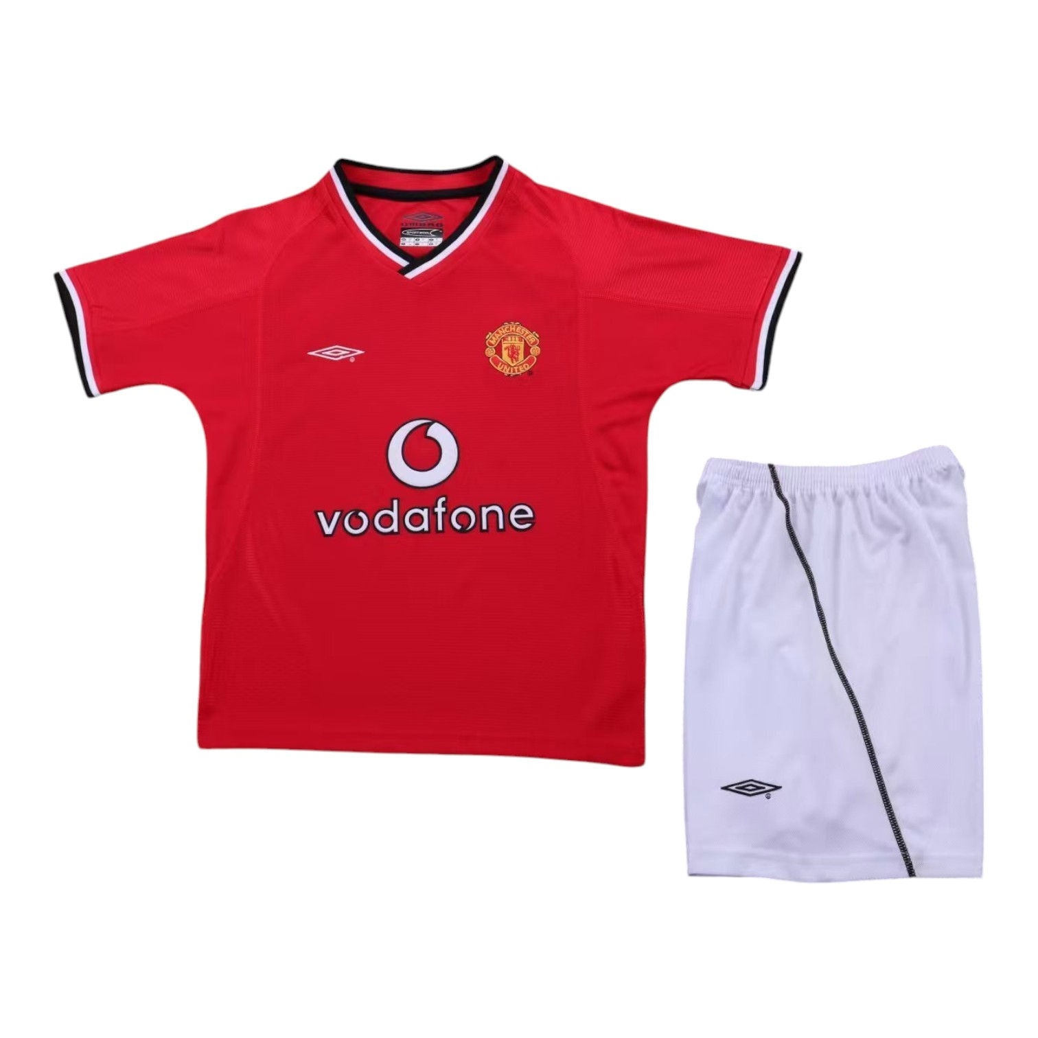 Retro Manchester United Home Kids Kit 2000/2002